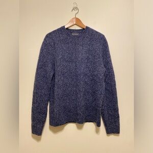 Mack Weldon Wool Heathered Navy Crewneck Sweater. Size M